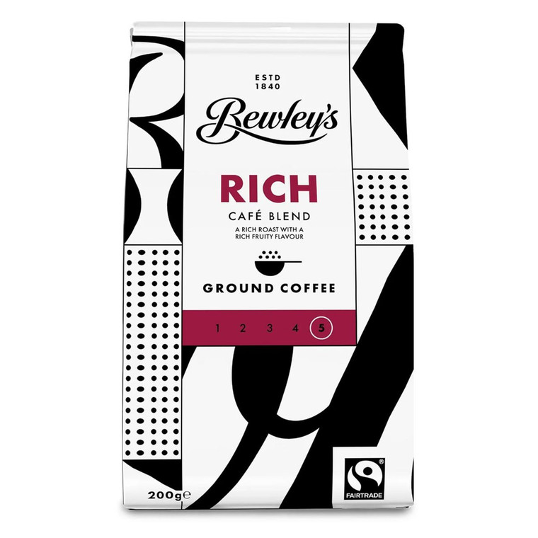 Bewley's Rich Roast Strong Ground Coffee - 7oz (200g)