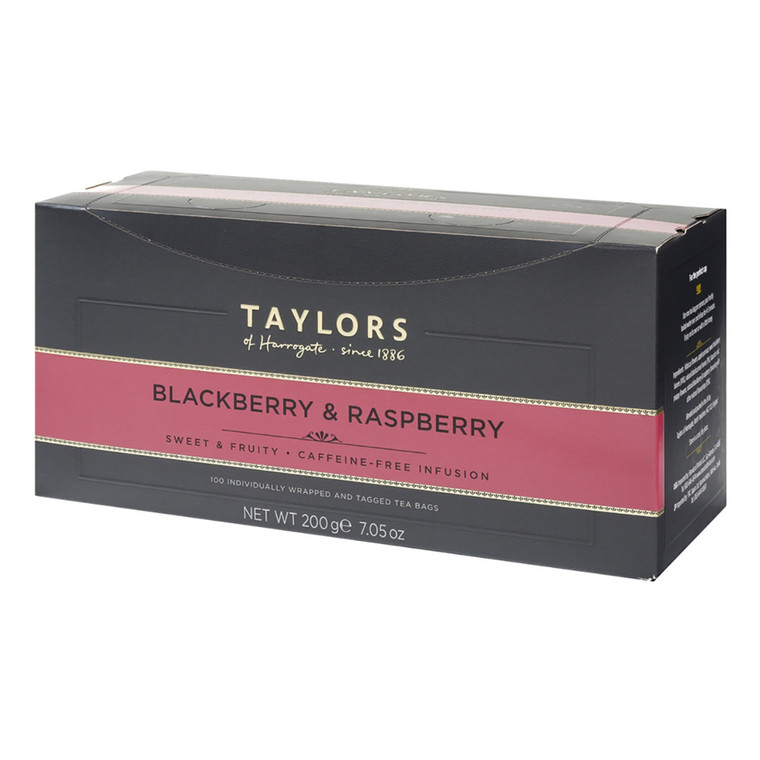 Taylors of Harrogate Blackberry & Raspberry Infusion - String & Tag 100 count