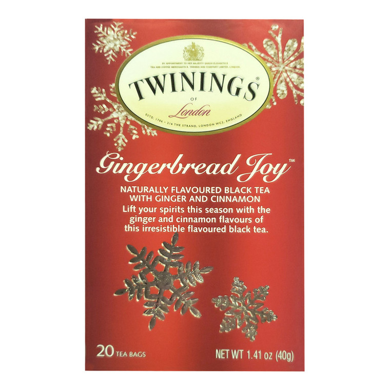 Twinings Herbal Tea - Gingerbread Joy - 20 count