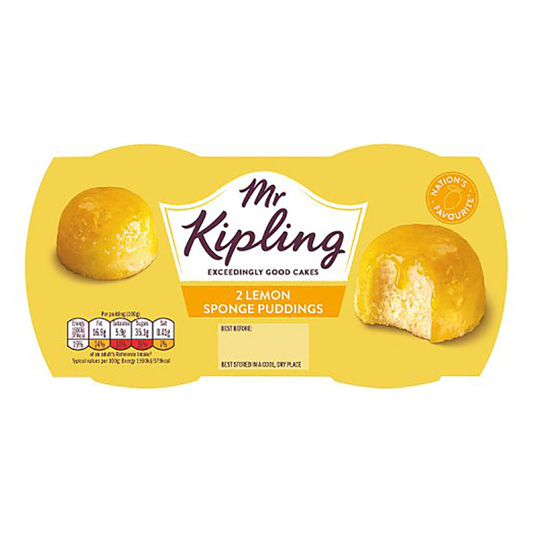 Mr Kipling Lemon Sponge Pudding - 3.8oz (110g)