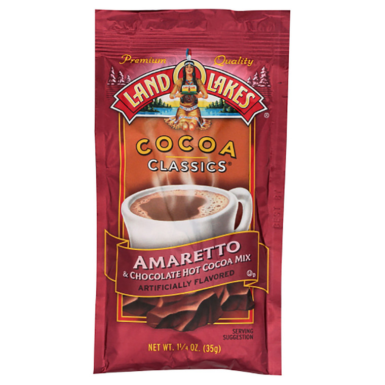 Land O Lakes Amaretto & Chocolate Hot Cocoa Mix  - 1.25oz (35g)