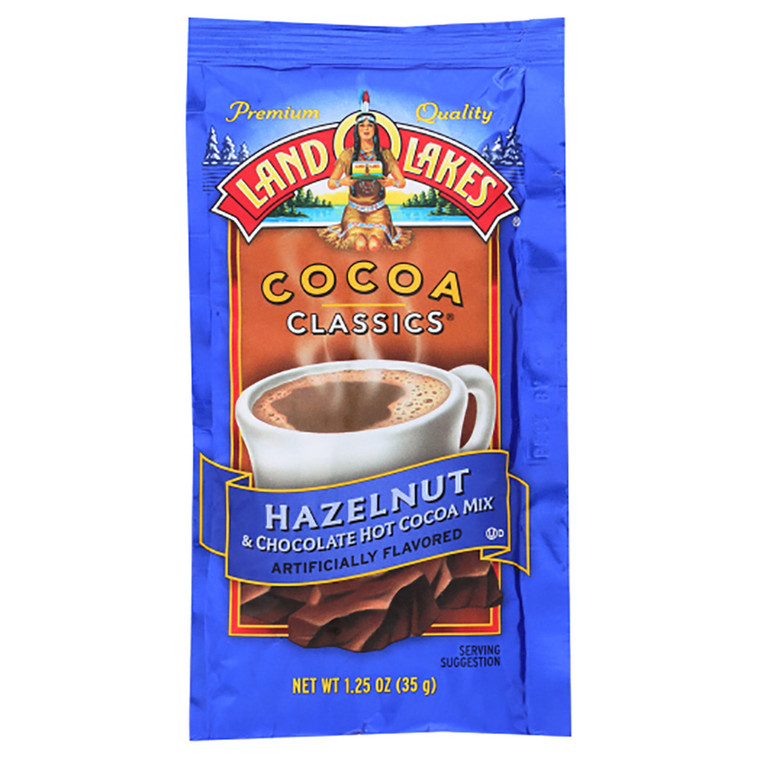 Land O Lakes Hazelnut & Chocolate Hot Cocoa Mix  - 1.25oz (35g)