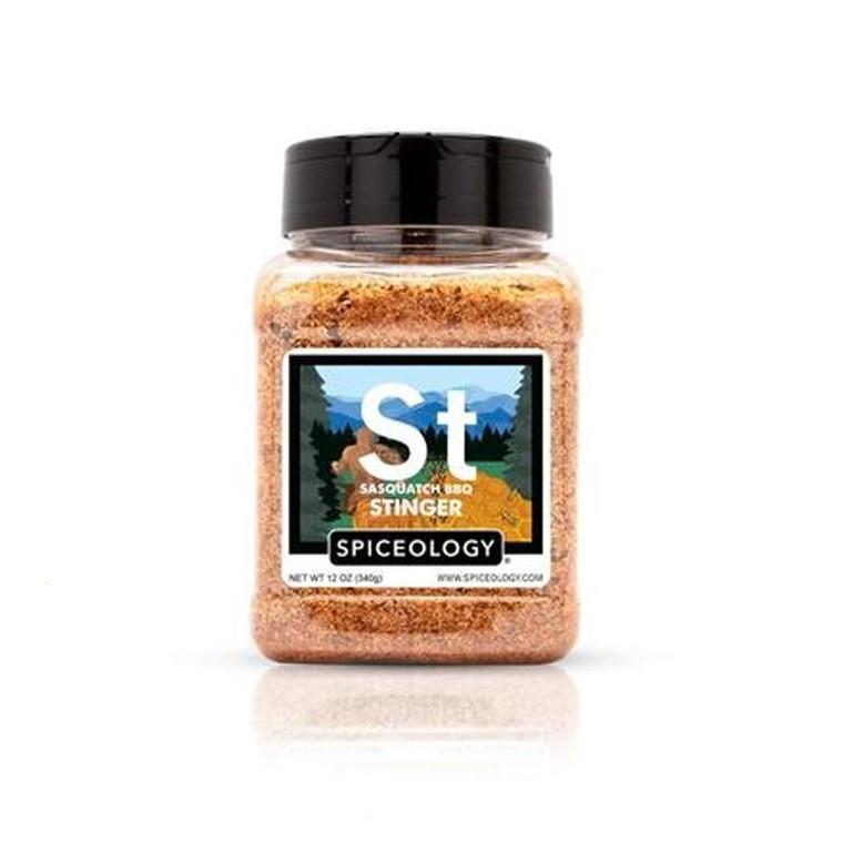 Spiceology Sasquatch BBQ - Stinger - Sweet and Spicy Rub - 11 oz.