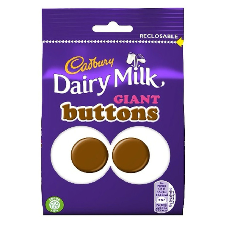 Cadbury's Giant Buttons - Milk Chocolate - (119g)