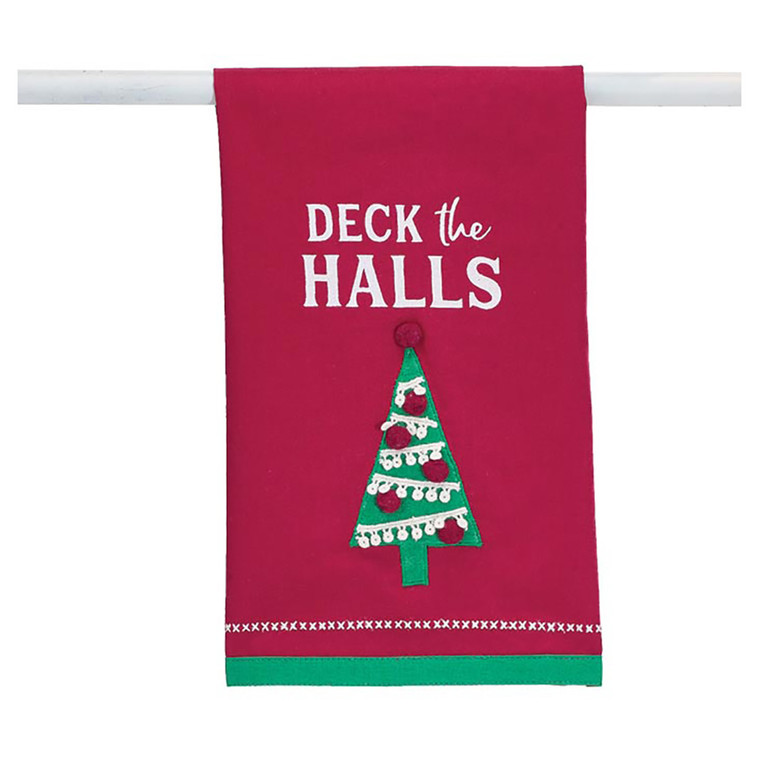 Deck the Halls Tea Towel
