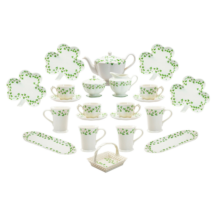 Clover Vine Porcelain Tea Set