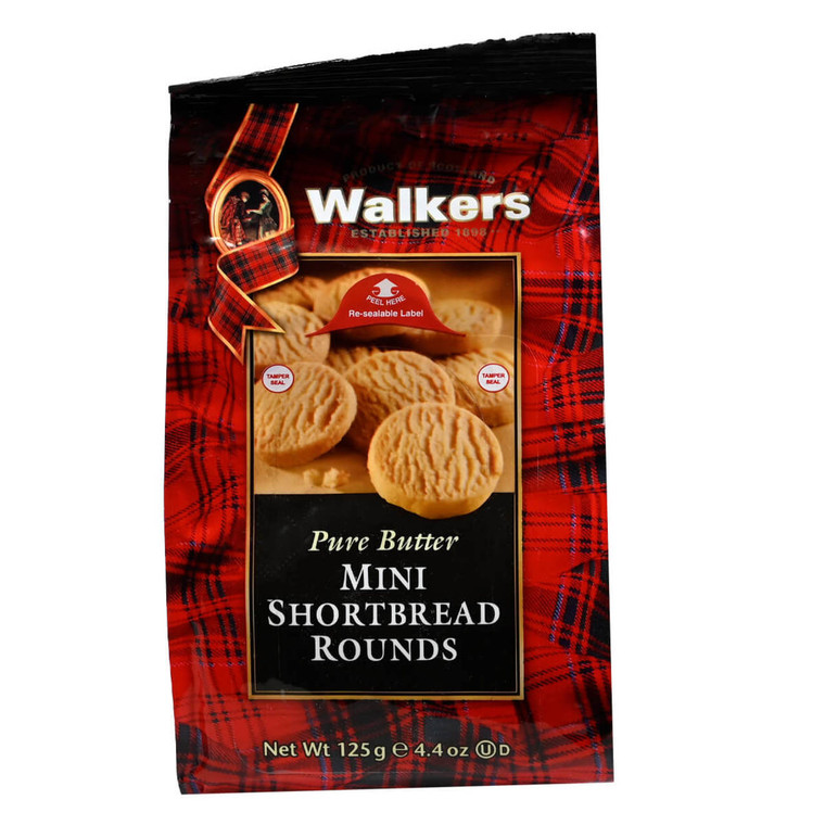 Walkers Mini Shortbread Rounds - 4.4oz (125g)