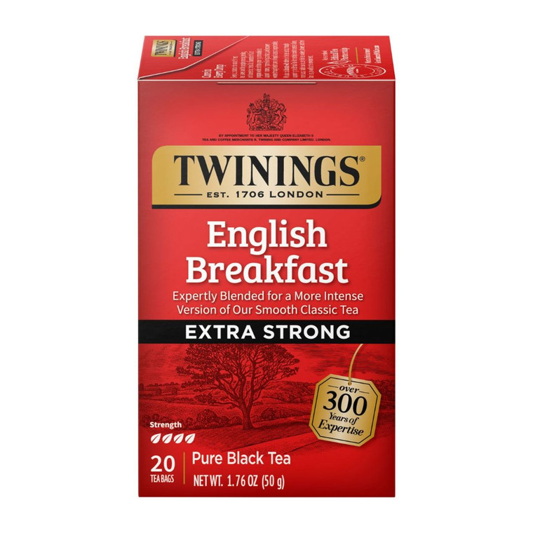 Twinings English Breakfast Tea - Extra Strong - 20 count - Clearance