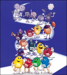 M&M Cartoon