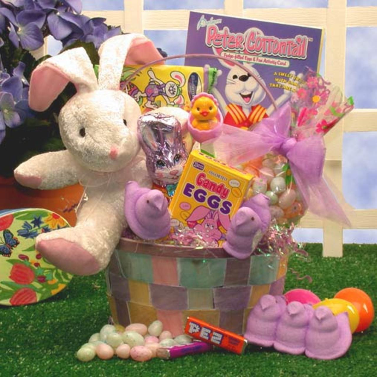 Image of Bunny Love Easter Gift Basket