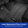 2017-2022 Genesis G90 WeatherTech Floor Liners - Representational Image in Vehicle
