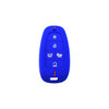 Hyundai Silicon Key Fob Cover (Without Key Inside) - 5-Button (Blue)