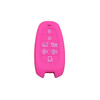 Hyundai Silicon Key Fob Cover (Without Key Inside) - 7-Button (Pink)