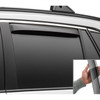 2024-2026 Hyundai Santa Fe WeatherTech Window Deflectors (Rear Up Close)