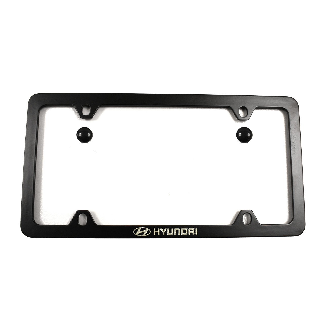 2019 Terrain | License Plate Frame | Black | Chrome Denali Logo | Bottom