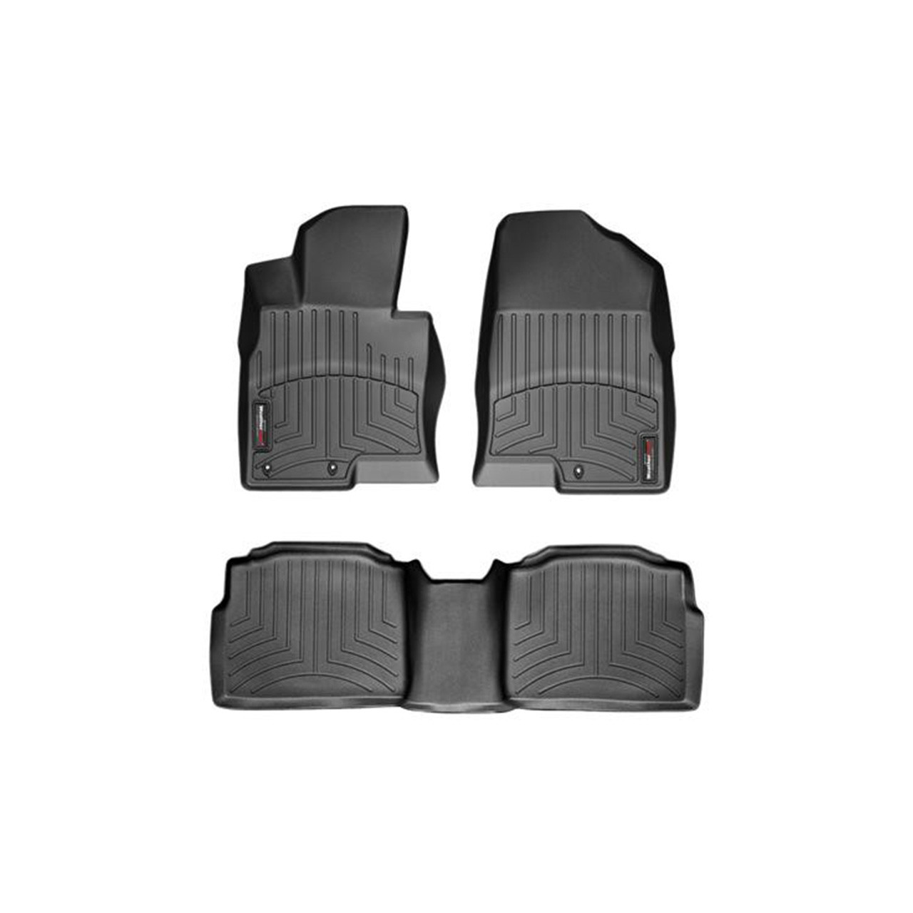 Leadwolf Car Floor Mats For Hyundai For SONATA Hybrid Full Coverage Auto Floor Mats All Weather Luxury Floor Liners Black And Red 5pcs