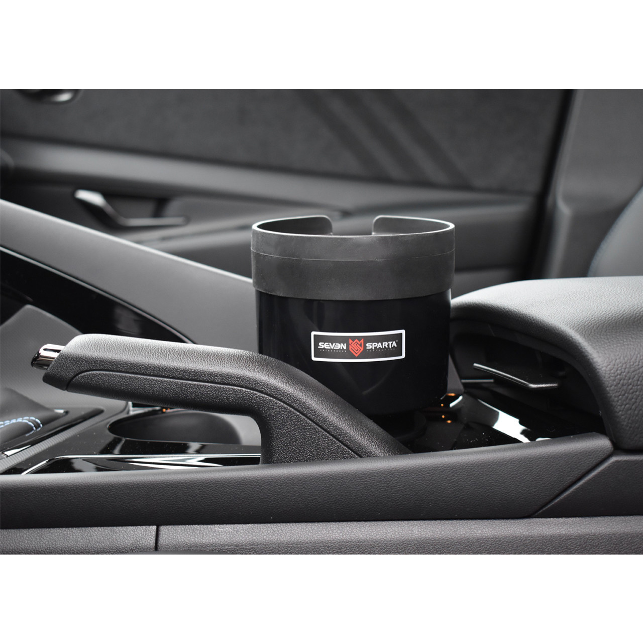 seven sparta universal car cup holder expander organizer with