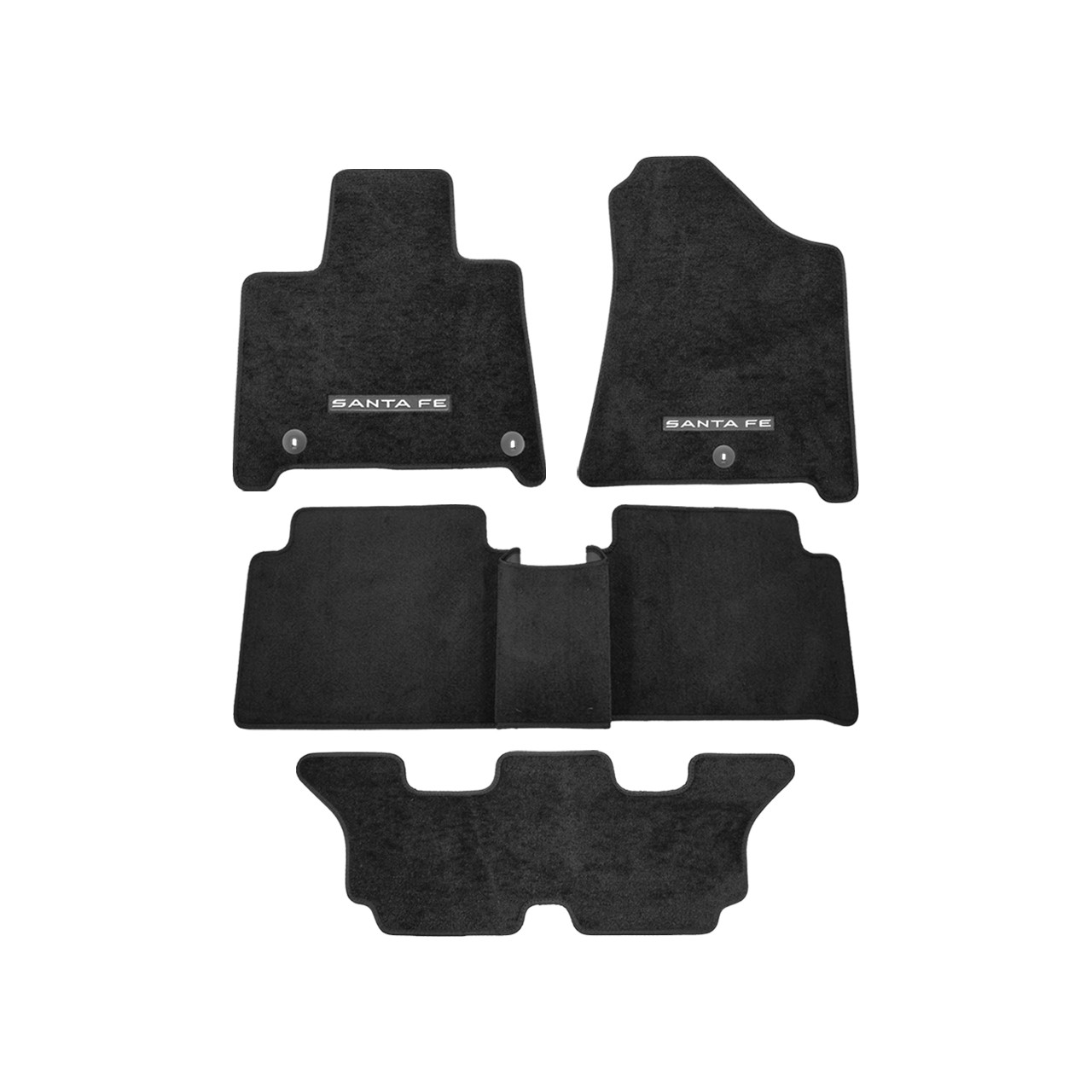 ラグ・カーペット Original Rug Mat-Santa Fe Diamond LonYogan Diamond Floor Mats Compatible with Hyundai Santa Fe 5seat