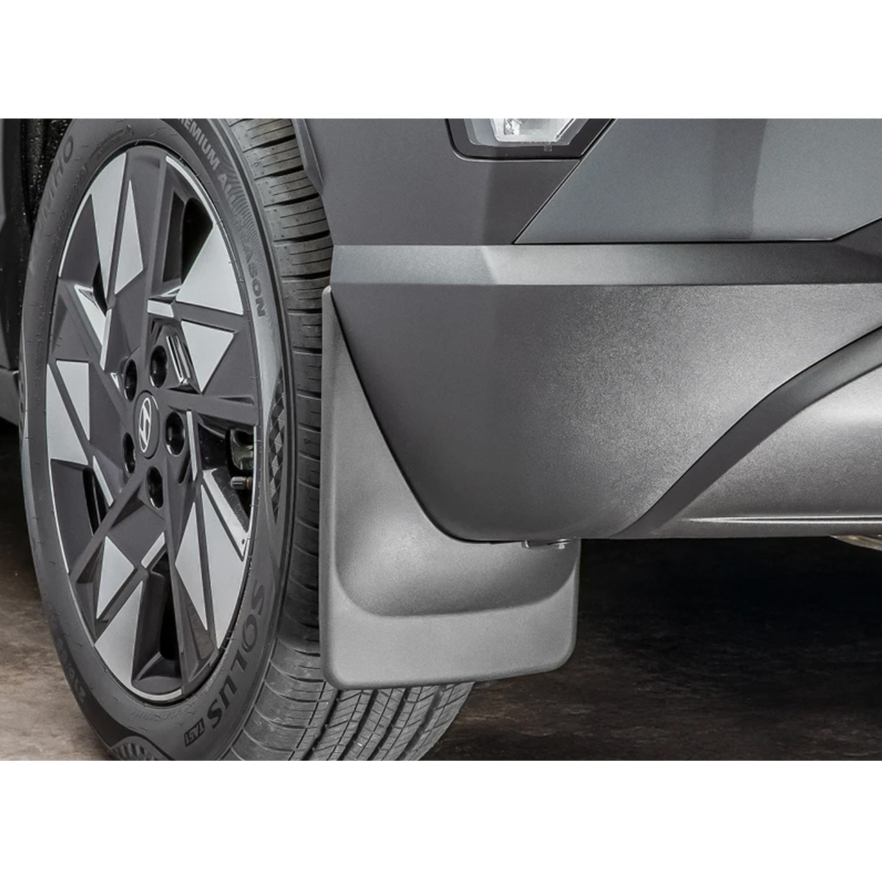 Spatlappen Voor Hyundai Kona Encino Kauai 2017-2021 - 4 Stuks Voor + Achter Spatborden Zwart