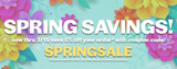 Spring Savings