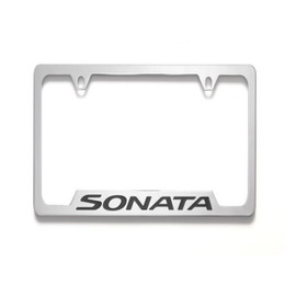 Hyundai Sonata License Plate Frame - Chrome
