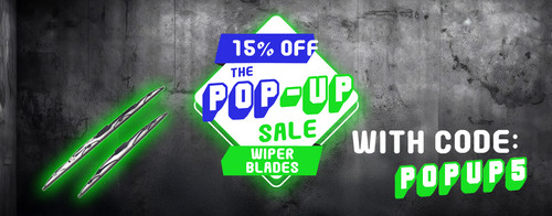 15% Off Wiper Blades -- Now thru 3/26!
