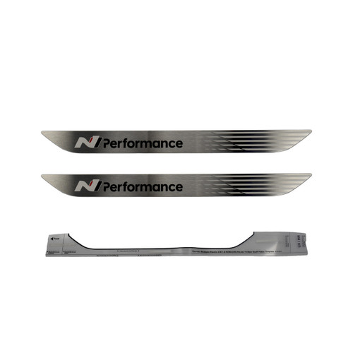 Hyundai N Performance Door Scuff Plates - Full Kit