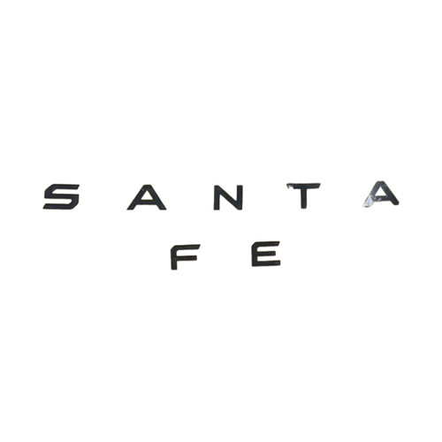 2024 Hyundai Santa Fe Blackout Santa Fe Rear Emblem