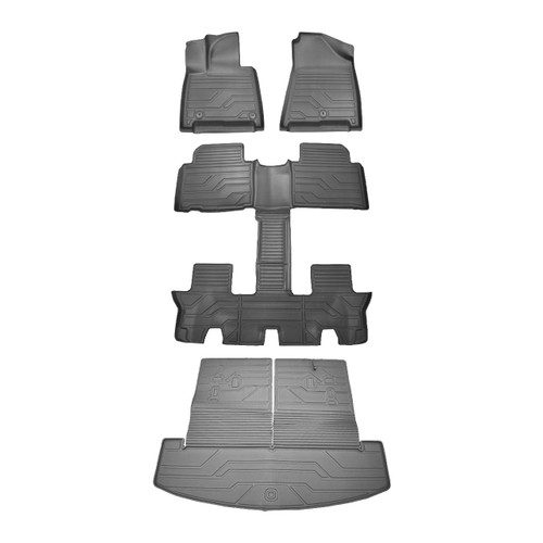 2024-2026 Hyundai Santa Fe Floor Liner & Cargo Liner Kit - Full Set
