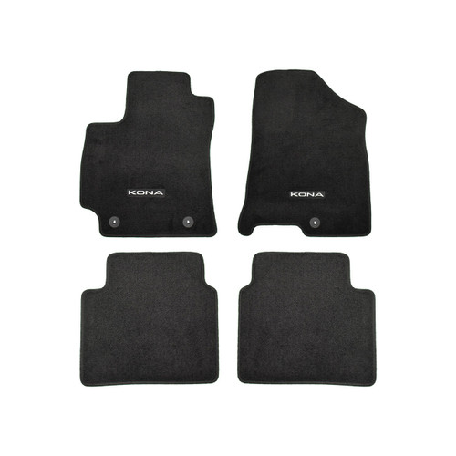 2024-2026 Hyundai Kona Carpet Floor Mats - Full Set