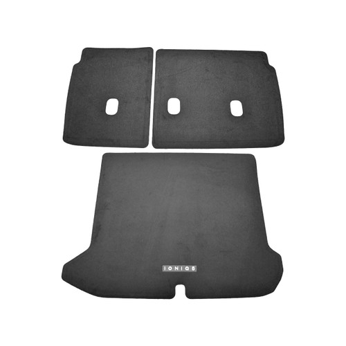 2025-2026 Hyundai IONIQ 5 N Carpeted Cargo Mat with Seatback Protection
