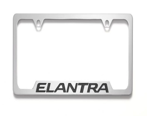 Hyundai Elantra License Plate Frame - Chrome