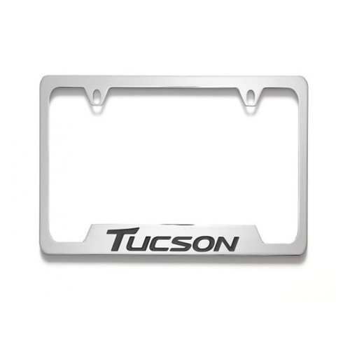 Hyundai Tucson License Plate Frame - Chrome