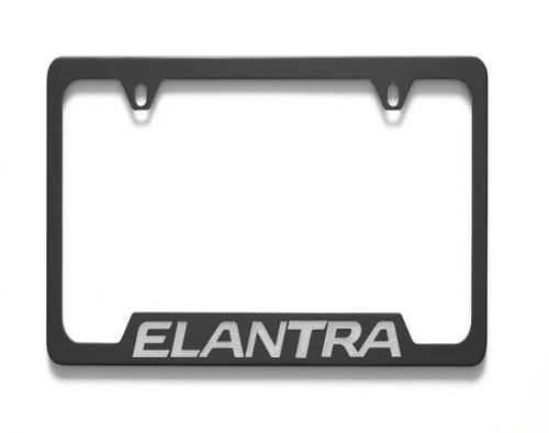 Hyundai Elantra License Plate Frame - Black