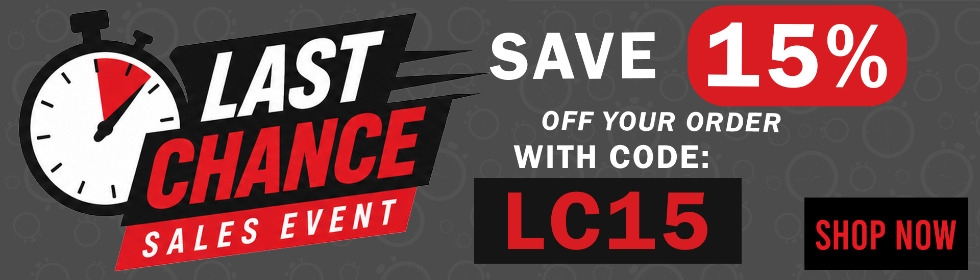 Last Chance Sales Event