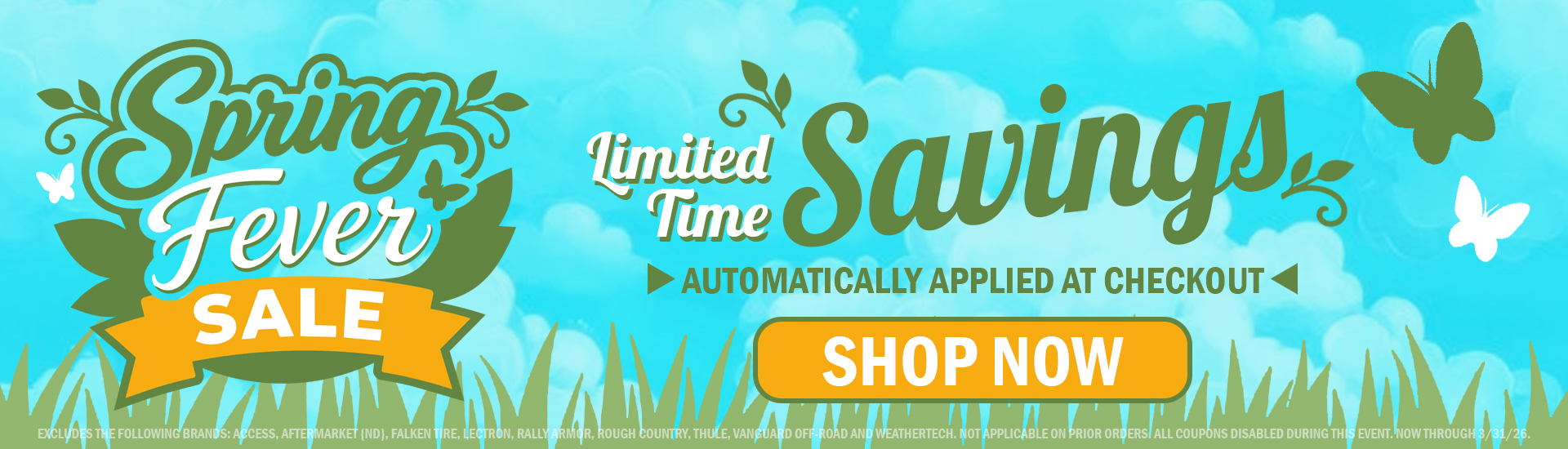 Spring Fever Sale