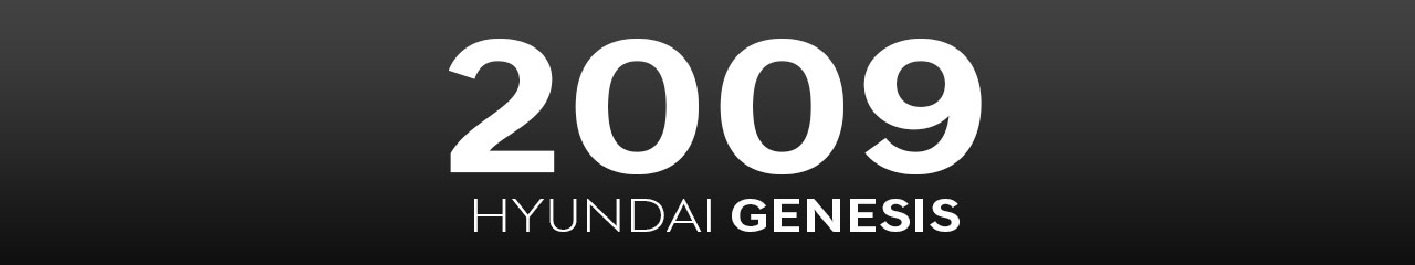 2009 Hyundai Genesis Merchandise