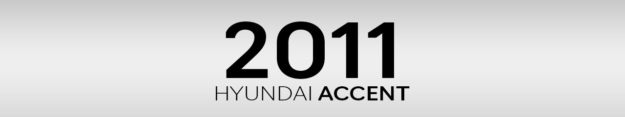 2011 Hyundai Accent Accessories and Parts