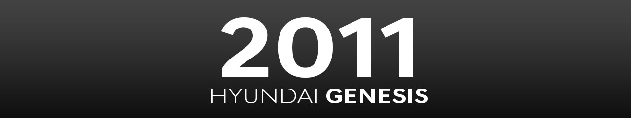 2011 Hyundai Genesis Merchandise