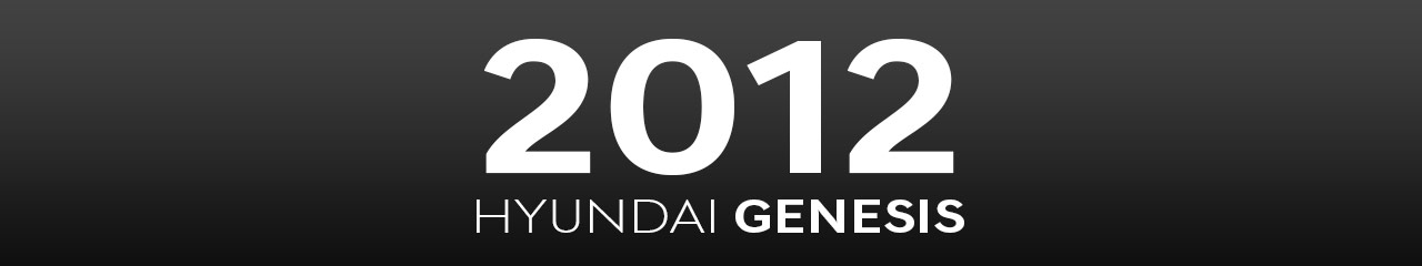 2012 Hyundai Genesis Accessories and Parts