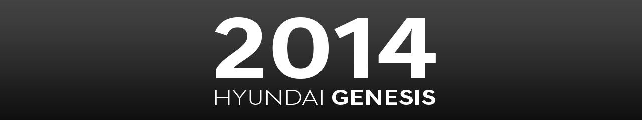 2014 Hyundai Genesis Merchandise