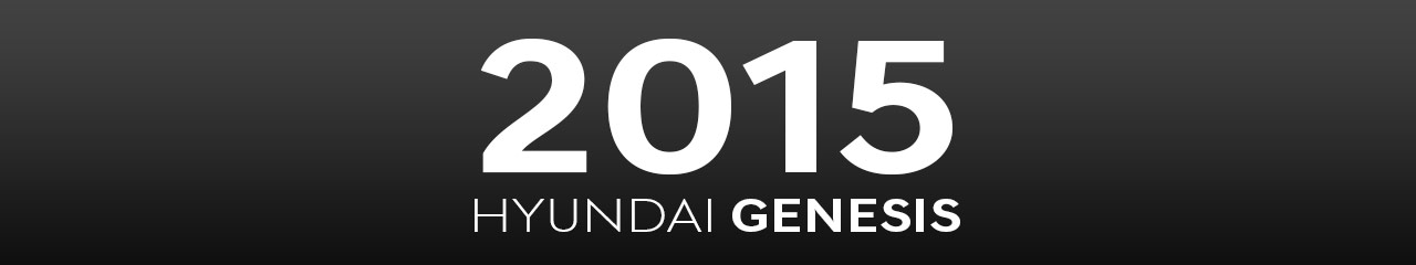 2015 Hyundai Genesis Accessories and Parts