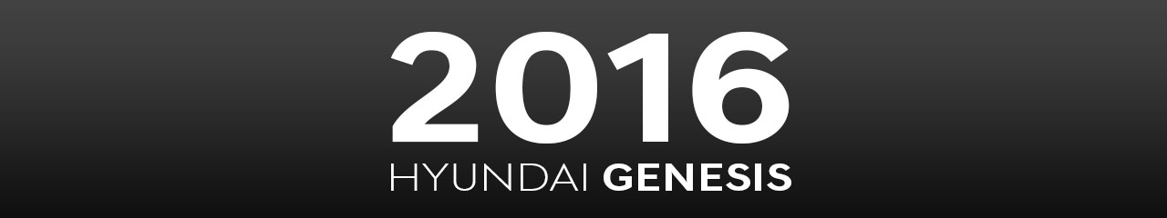 2016 Hyundai Genesis Merchandise