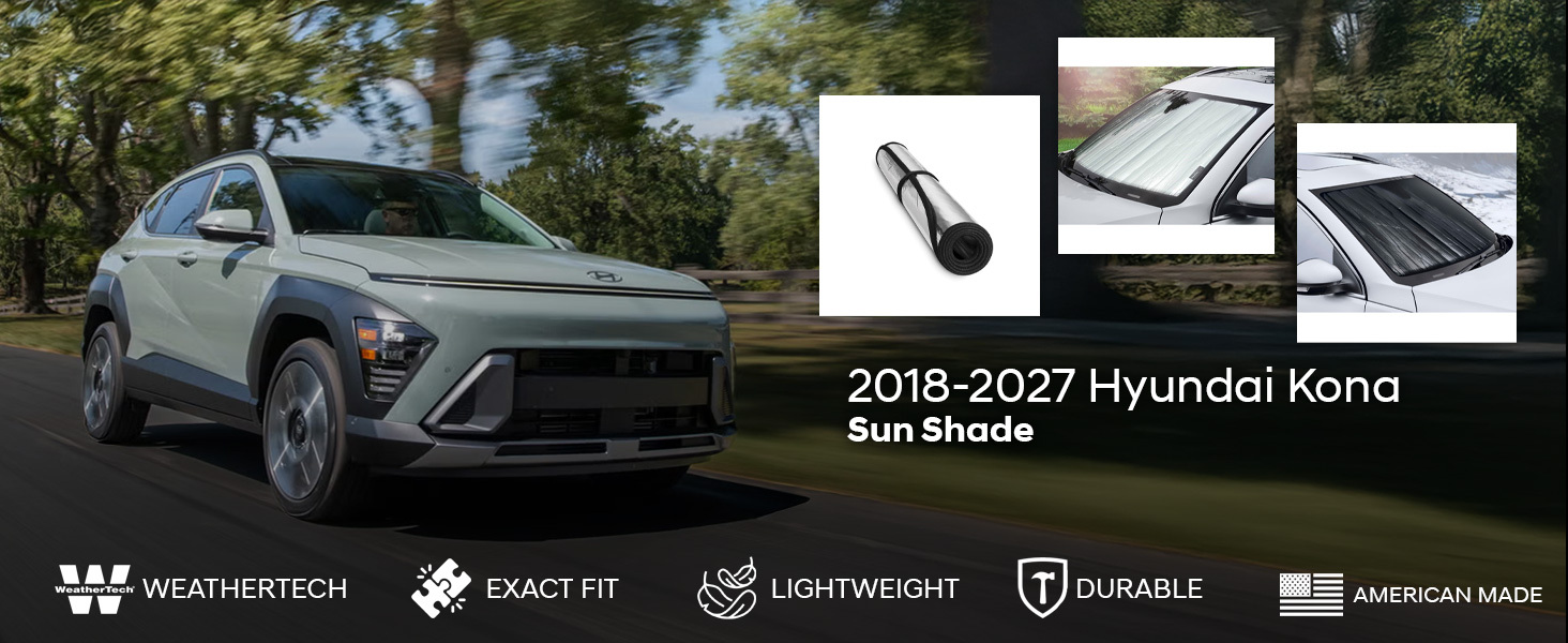 2018-2027 Hyundai Kona Sun Shade 2018-2027 Hyundai Kona Sun Shade