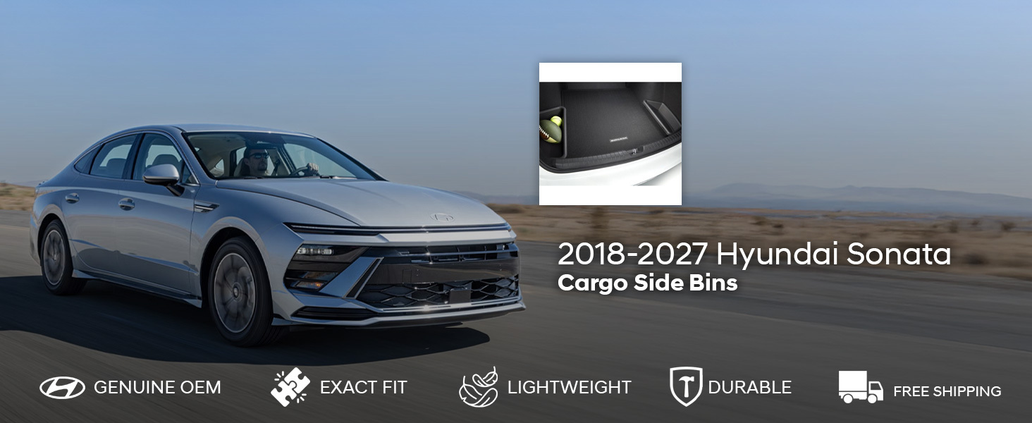 2018-2027 Hyundai Sonata Cargo Side Bins