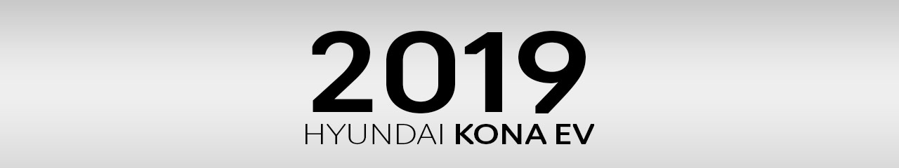 2019 Hyundai Kona EV Merchandise