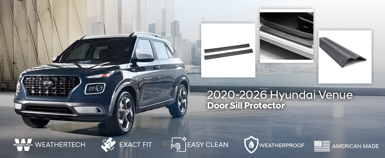 2020-2026 Hyundai Venue WeatherTech Door Sill Protector