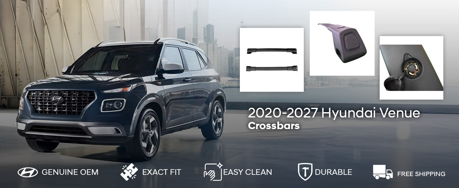 2020-2027 Hyundai Venue Cross Bars 2020-2027 Hyundai Venue Cross Bars