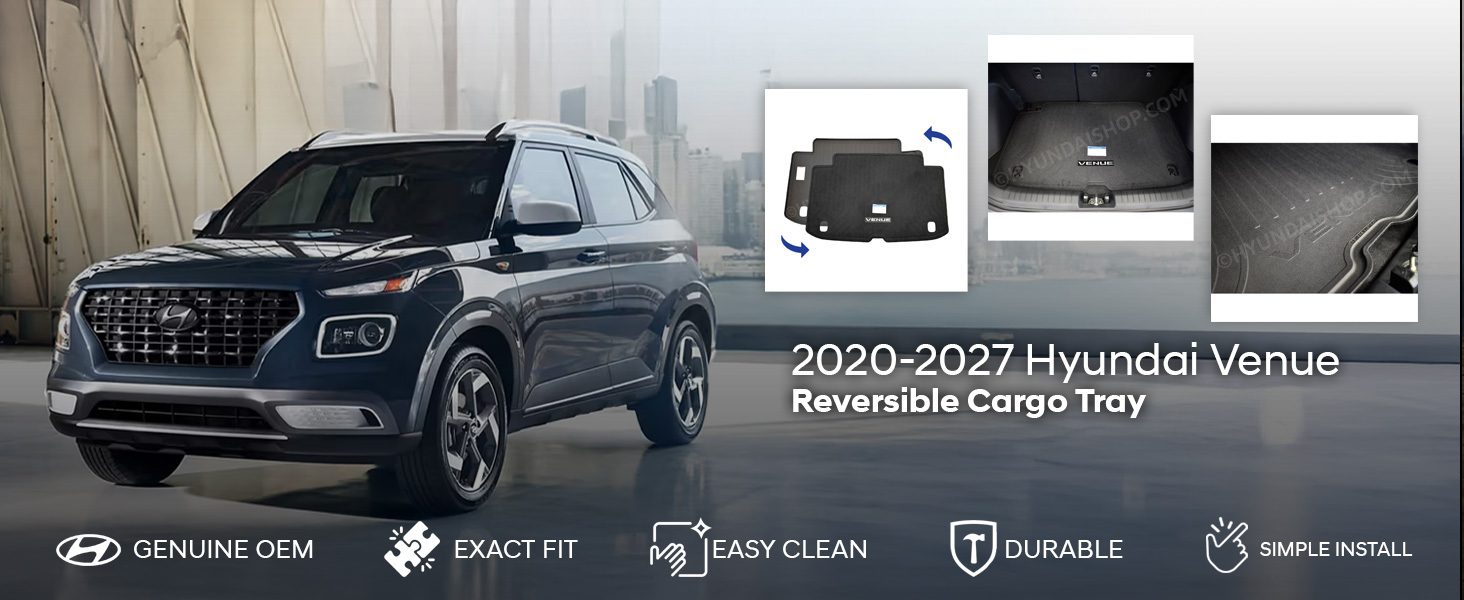 2020-2027 Hyundai Venue Reversible Cargo Tray
