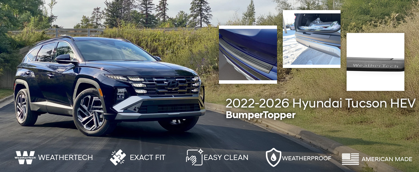 2022-2026 Hyundai Tucson Hybrid WeatherTech BumperTopper 2022-2026 Hyundai Tucson Hybrid WeatherTech BumperTopper